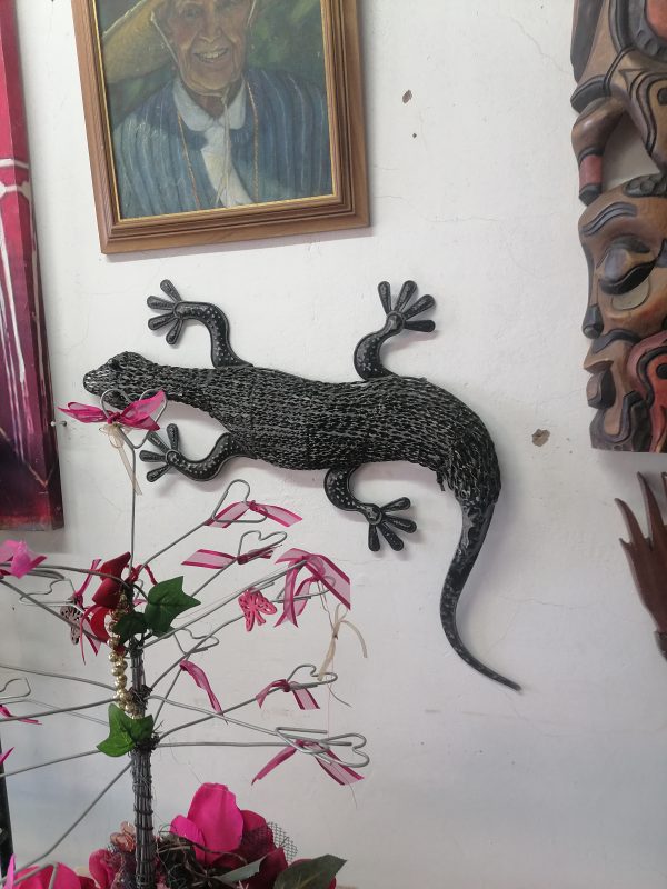 Wall hanging gecko